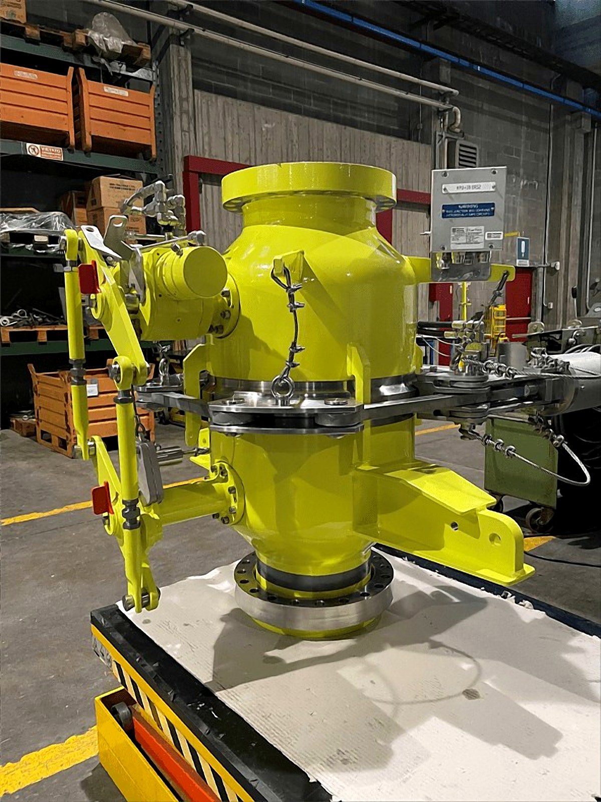 Emergency Release System in the manufacturer's workshop